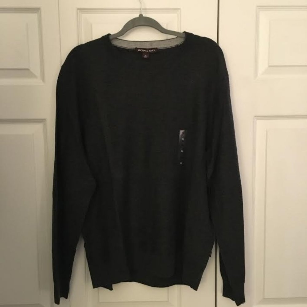 Michael Kors Charcoal Knit Sweater